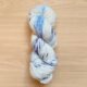 Blue Speckle Fingering Weight Blue Speckle