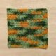 Mango Matcha Crochet Swatch Mango Matcha Mini Skein
