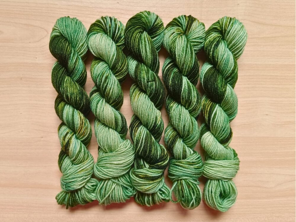 Matcha Swirl Mini Skein