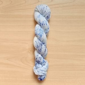 Blue Speckle Mini Skein