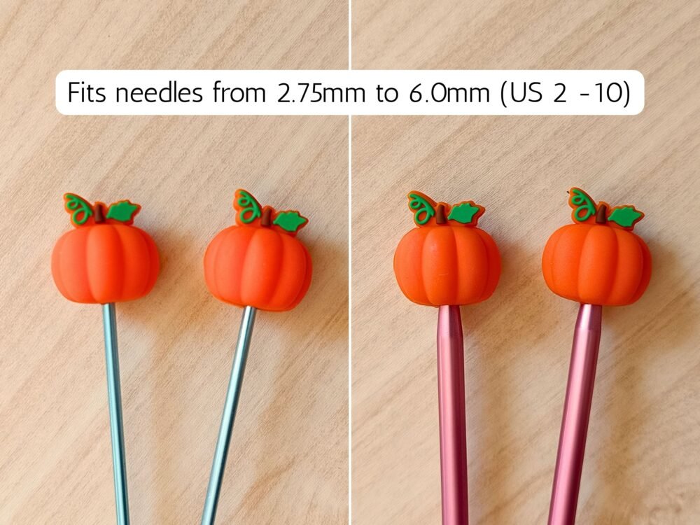 Pumpkin Stitch Stopper Needle Sizes Pumpkin Stitch Stoppers