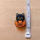Halloween Stitch Stoppers Size 2 Pumpkin and Black Cat Stitch Stoppers