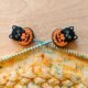 Halloween Stitch Stoppers on Knitting Pumpkin and Black Cat Stitch Stoppers