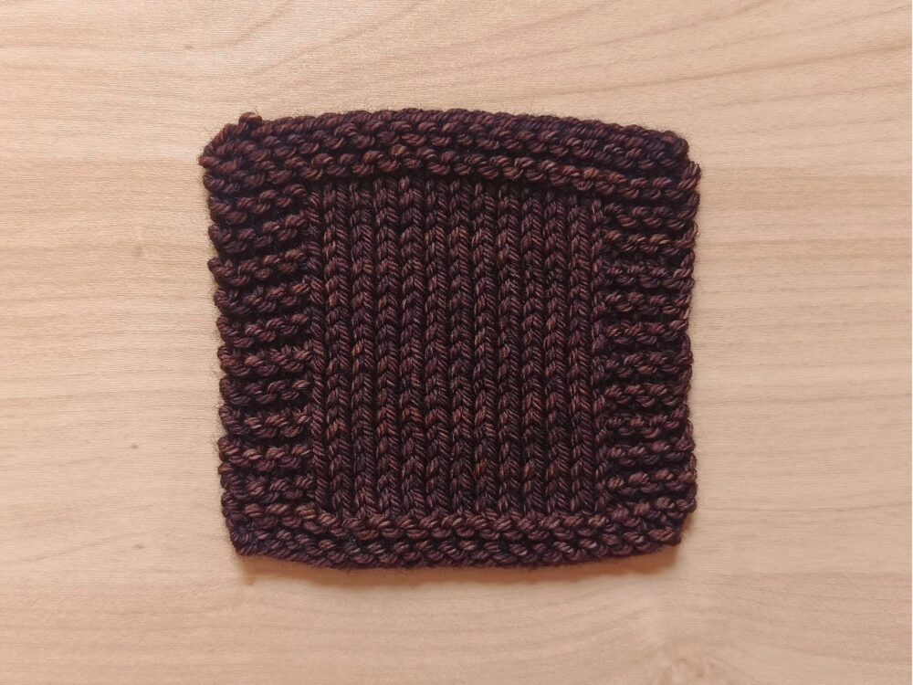 Mocha DK Knit Swatch Mocha